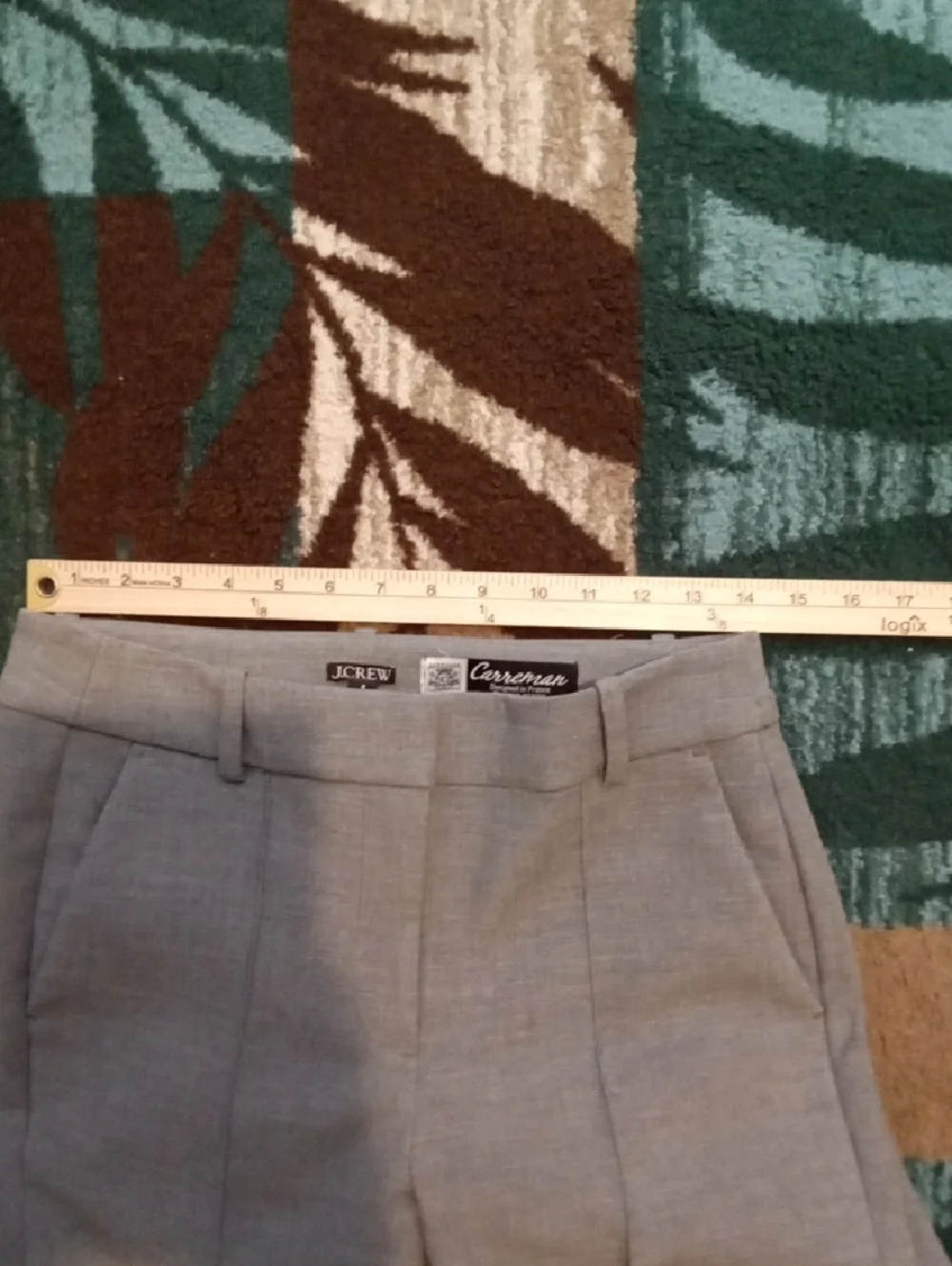 J. Crew Career Viscose Blend Straight Leg Trousers Carreman Designed In Paris 4